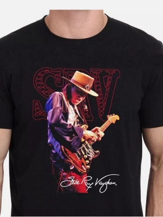 Brandi Other - Stevie Ray Vaughan Country Music Tour Unisex Black T-shirt 301